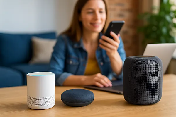 Coppia con smart speaker
