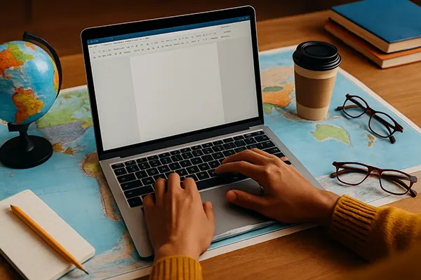 International content writing